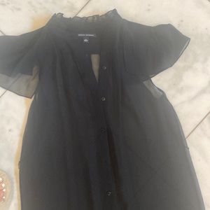 Silk dress banana republic size 4